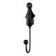 Decorative Black Iron Wall Hooks